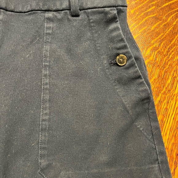 J.Crew Sydney Navy Wide Leg Crop Pant Women's Size 10 VGUC - Picture 7 of 9